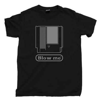Футболка BLOW ME 1980-е 1990-е Видеоигровой Приставка Контроллер Картридж Набор