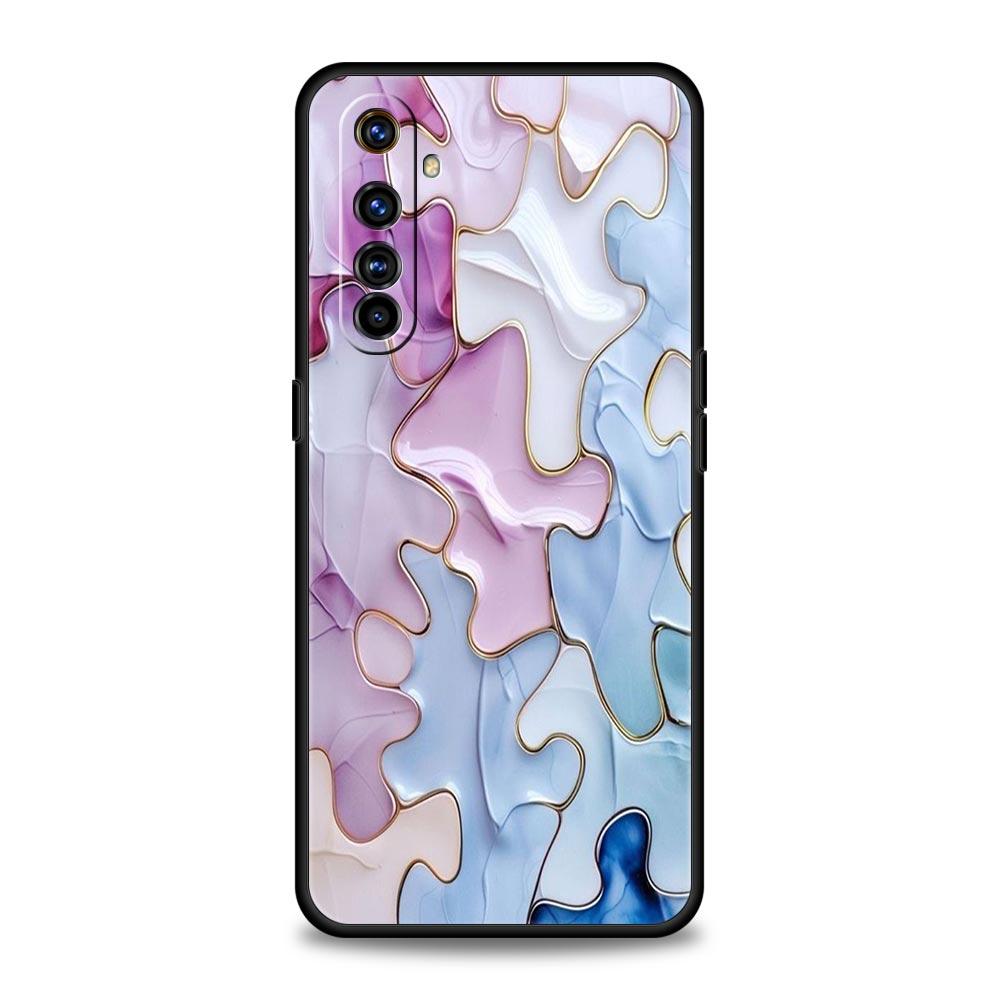 Складывается Текстура Мягкий ТПУ Для Realme 13 12 11 10 9 Pro Plus GT3 GT2 C21 C25 C35 C53 C55 C67 Pro 5G Чехол для Телефона Обложка Fundas Capa Сумка