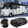 210d Motorhome Top Tarp Cover Rv Roof Cover Waterproof Sunshade Tarpaulin Dust-proof Canopy Anti-uv E6a0