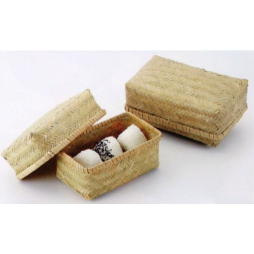 Koyanagi Sangyo Bamboo Ajiro Lunch Box, Small, 27001