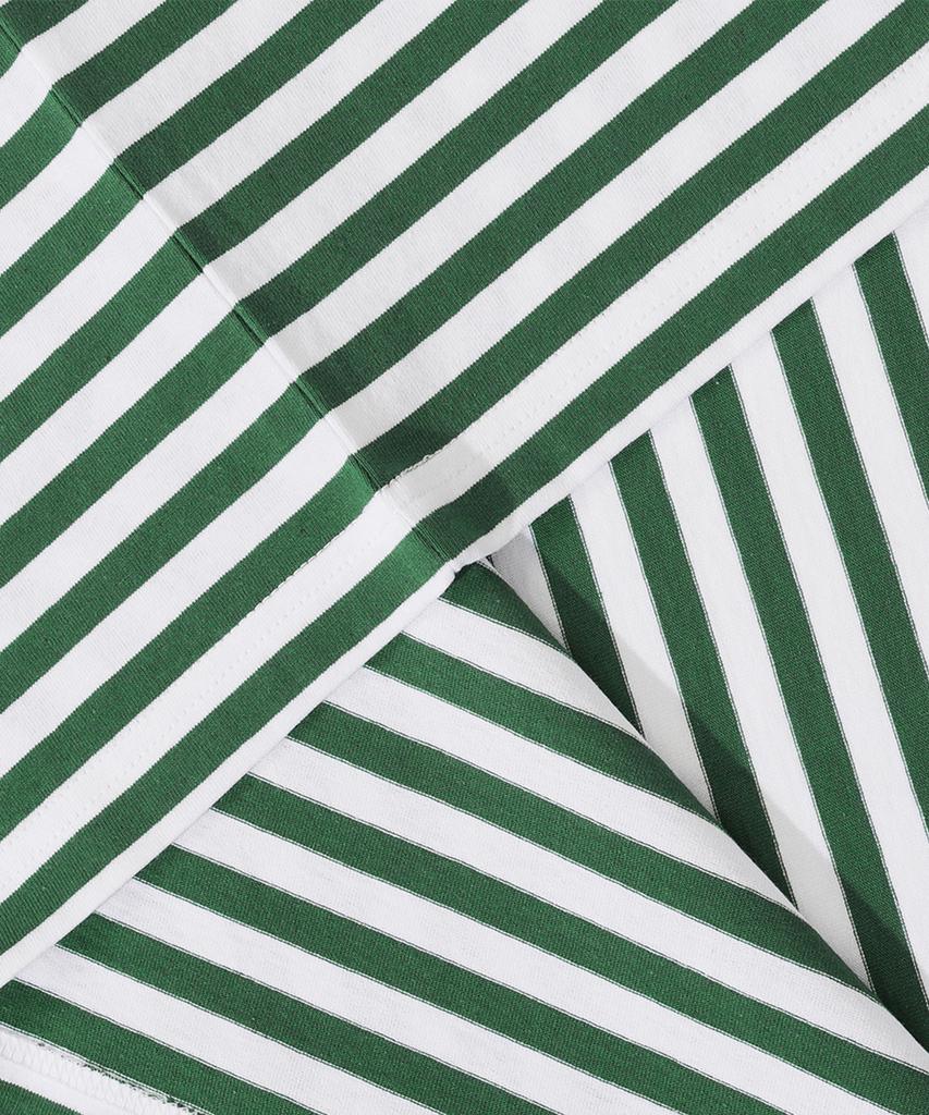 NEW ERA Micro Stripe T-Shirt White/Forest
