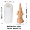 3D Santa Claus Relief Cylindrical Candle Silicone Mold Snowman Reindeer Christmas Tree Silicone Candle Molds Christmas Gift