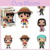 Поп-Аниме One Piece Набор Фигурок с Луффи, Эйсом, Ло, Зоро Идеально Для Коллекционеров
