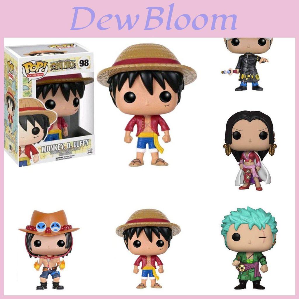 Поп-Аниме One Piece Набор Фигурок с Луффи, Эйсом, Ло, Зоро Идеально Для Коллекционеров