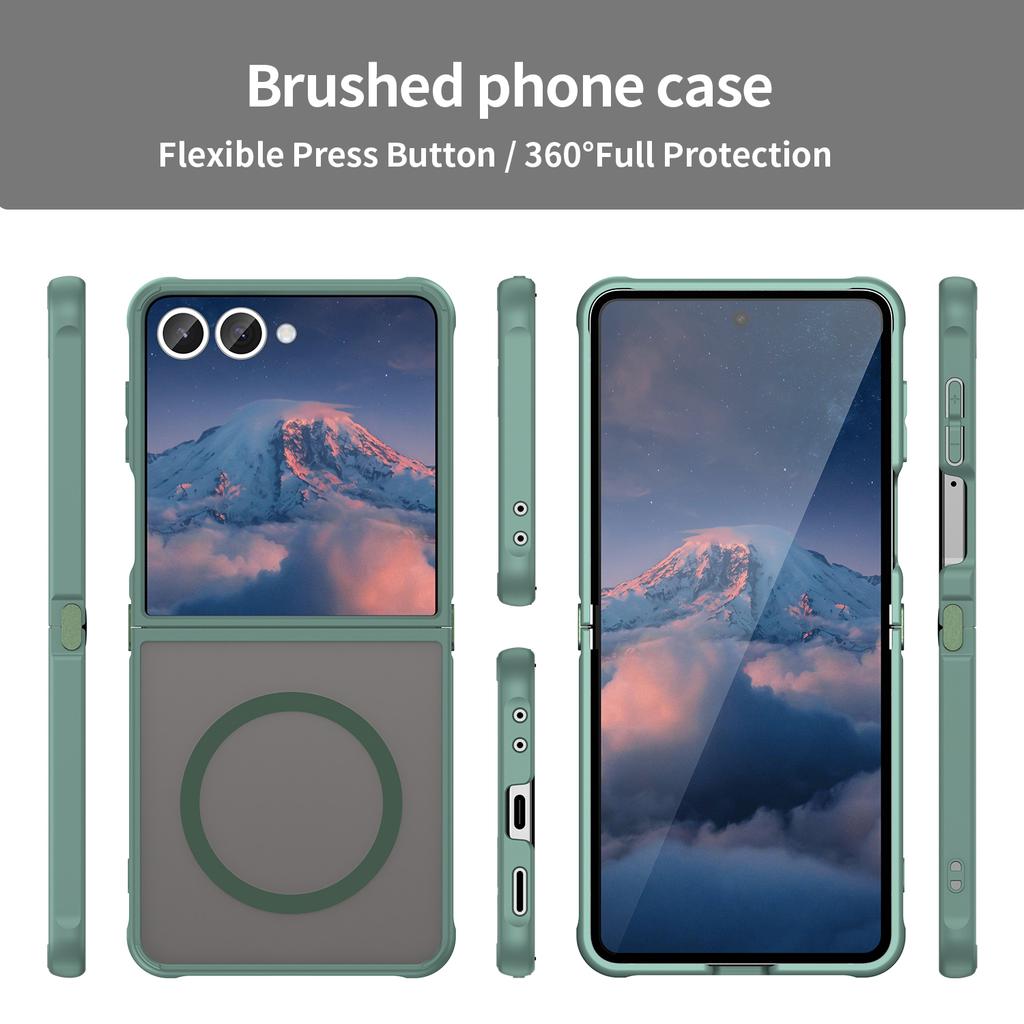 Samsung Galaxy Z Flip 7 Phone Case, Magnetic Shockproof Phone Case Cover for Samsung Galaxy Z Flip 7