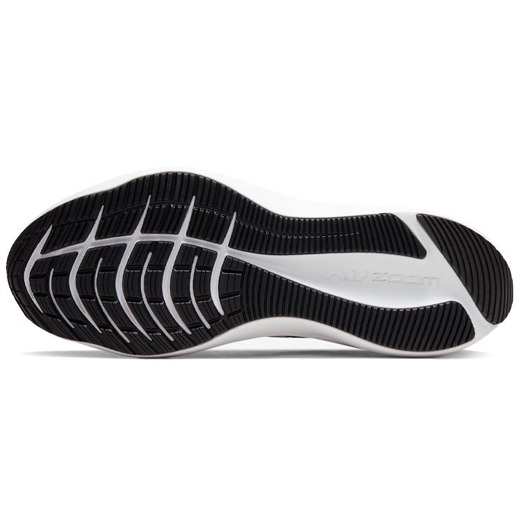 Nike Zoom Winflo 7 Черные Антрацитовые Мужские Кроссовки Белые CJ0291-005