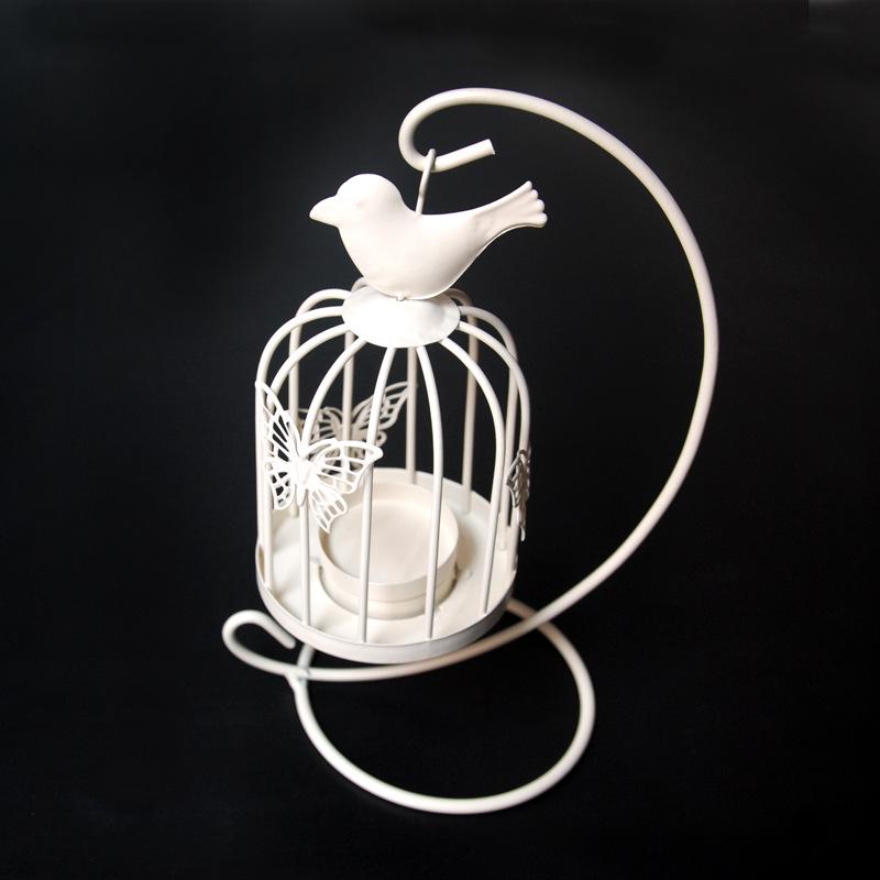 Подсвечник из кованого железа в европейском стиле - Романтичный домашний декор, ручная работа
