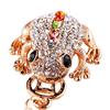 Cute Glitter Rhinestone Frog Animal Keyring Car Handbag Accessory Keychain Gift