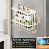 Space Saving Fridge Storage Box Metal Storage Rack Durable Refrigerator Shelf