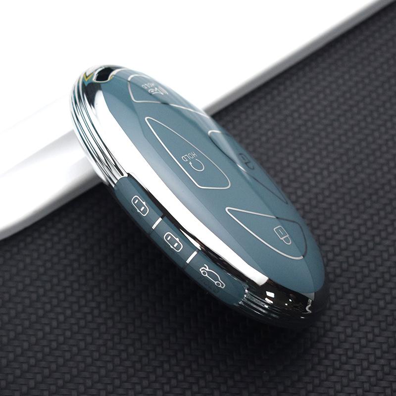 TPU Car Smart Key Case Cover For Hyundai Santa Fe Tucson 2022 Ioniq 5 Atos Prime Solaris 2021 Hyundai Palisade 5/7 Buttons