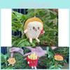 Adorable Cartoon Fast Food Plush Keychain Hamburger Fries Hot Dog Doll Accessory