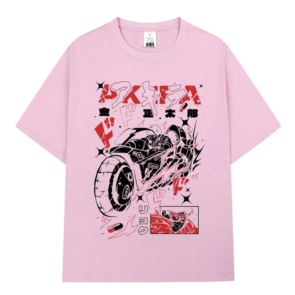 Anime Akira T Shirts 90s Japanese Unisexga Movie Shotaro Kaneda Tshirt Unisexs Women Clothing Fashion Cotton Casual Tshirts