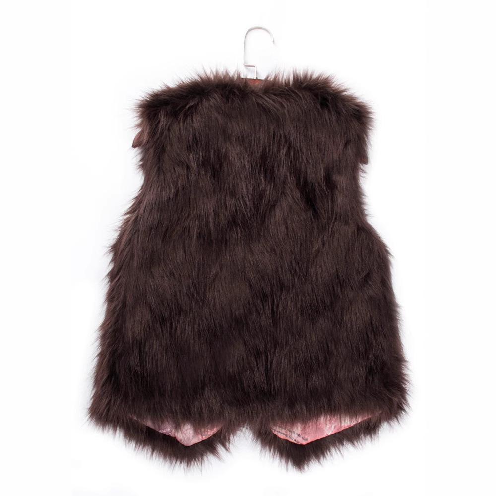 Winter imitation fox fur vest thermal vest women's vest jacket