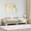VidaXL Daybed with Trundle Bed 80x200 Cm Solid Pine Wood, Sofa Bed, Guest Bed, Wooden Daybed, Bed of 850902