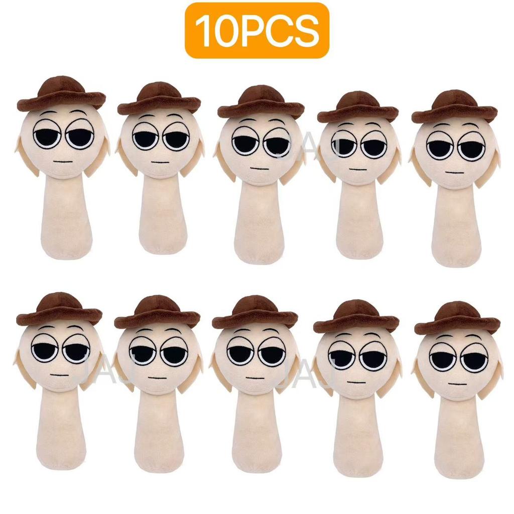 10-20 шт. Плюшевые игрушки Sprunki Плюшевая кукла Sprunki Игра Мультяшная подушка Детские подарки на день рождения Набивные куклы Рождественский подарок