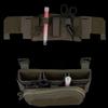 Admin Pouch with Multi-caliber 5.56 9mm Triple Mag Pouch MOLLE Front Placard System 2nd Layer Airsoft Pouches