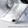 Совместимый с чехлом для планшета iPad 2025, 10 Pro, 11-дюймовый, Тройной прозрачный акриловый чехол для iPad с держателем для стилуса