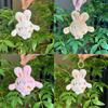 Cuddly And Cozy Rabbit Plush Toy Keychain With Soft Texture And Options Colorful