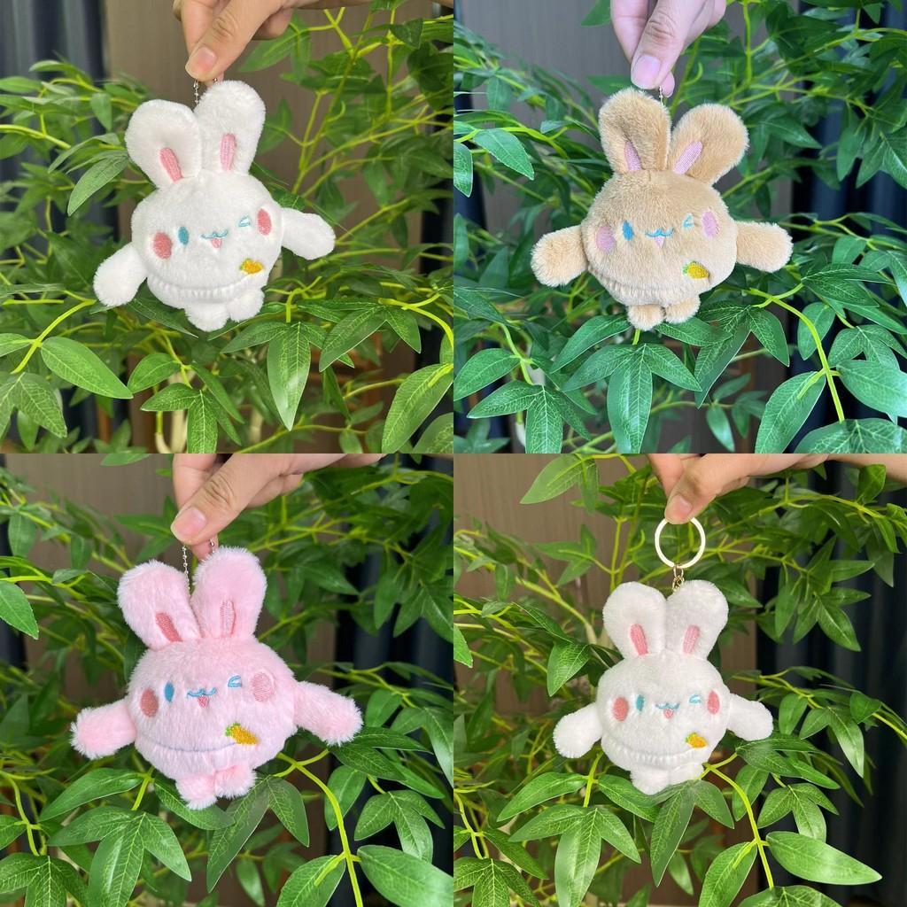 Cuddly And Cozy Rabbit Plush Toy Keychain With Soft Texture And Options Colorful