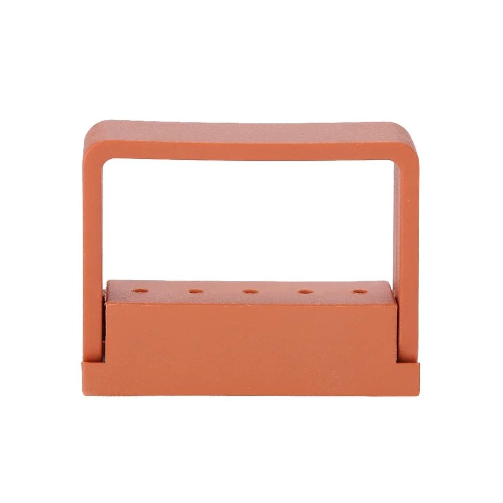 5-гнездовой держатель для боров для стоматологии, высокоскоростная автоклавируемая подставка для боров с дезинфекционной коробкой, органайзер, кейс для хранения стоматологических инструментов