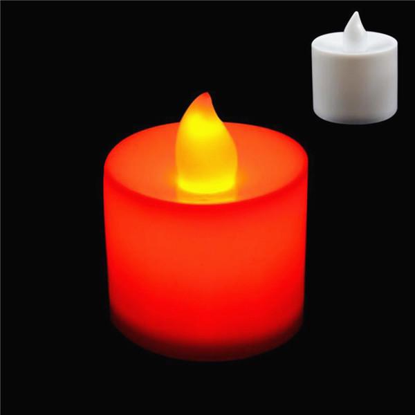 Simulation Color Flame Light Home Wedding Birthday Party Decor Creative LED Candle Multicolor Lamp MIT