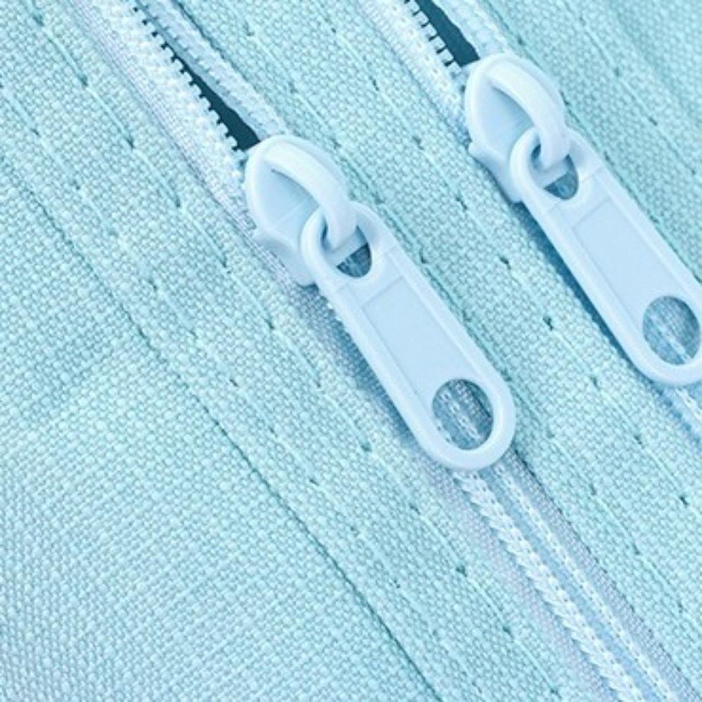 Double Zippers Pencil Pouch Waterproof Stationery Case Durable Pencil Case