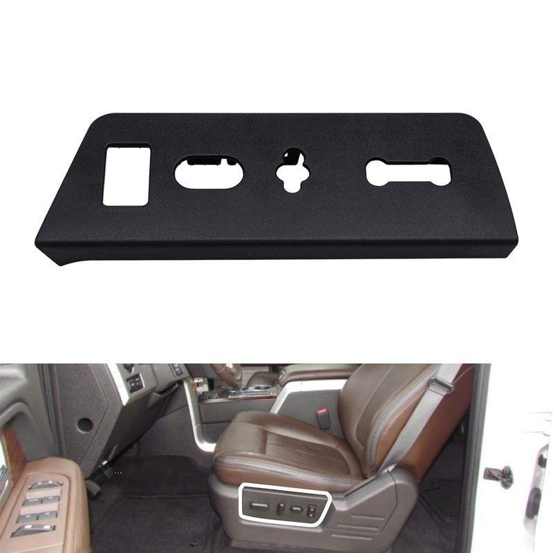 Seat Switch Housing Panel Bezel 9L3Z-14A706-NA Fit Ford F150 2009-2014 Driver Passenger Seat Adjustment Trim Cover