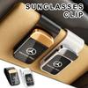MGS2 For Benz Car Sun Visor Glasses Holder Auto Eyeglasses Storage Box Storage Tools AMG Exclusive A C E R V Class CLA CLS C180 C200