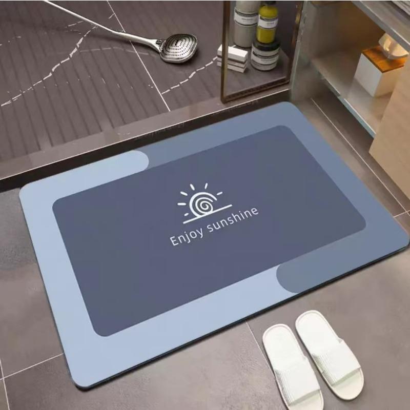 Light Luxury Crystal Velvet Floor Mat Household Non-slip Wear-resistant Tailoring Porch Floor Mat Dirty and Washable Entry Door Foot Mat