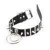 Big Spikes Choker Leather Collar  Metal Punk  Necklace  For Women Men Emo  Chocker Goth Jewelry Harajuku Accessories