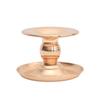Base Tray Long Pole Candle Cup European Round Candle Socket Simple Round Candlestick  Table Decor