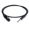 MOGAMI [2534 Black] XLR Canon (Female) To TRS Phone 1m / NEUTRIK NC3FXXB & NP3XBAG / Black Bushing