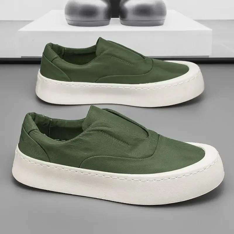 Новые летние кроссовки из парусины для мужчин, рабочая обувь, предложение, дизайнерские роскошные слипоны для взрослых, распродажа мужской вулканизированной обуви