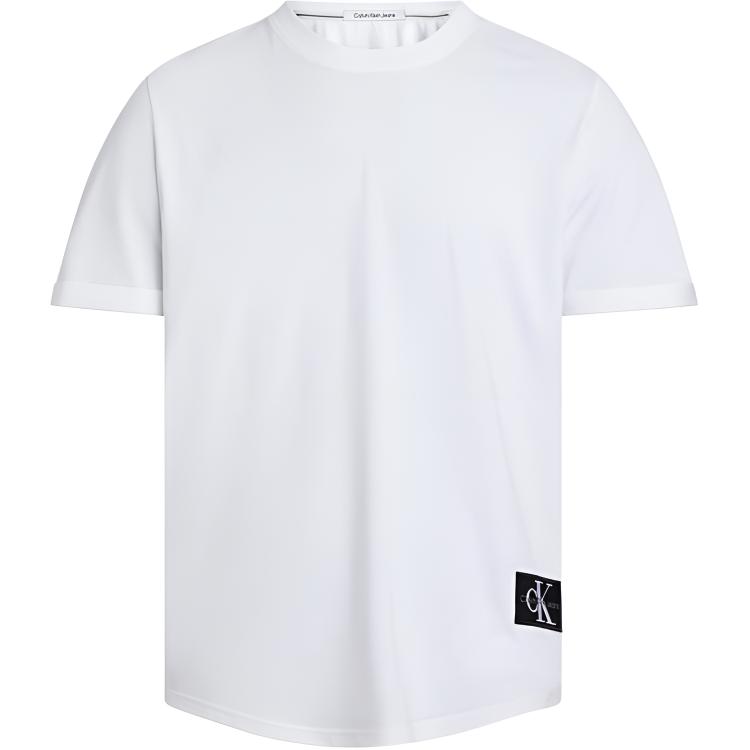 Calvin Klein Мужская футболка с круглым вырезом, спущенным плечом и коротким рукавом J30J323482-YAF