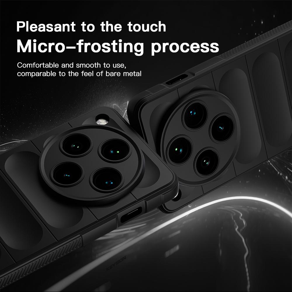 KEYSION Противоударный матовый чехол для OPPO Find X8 Pro 5G Противоскользящий мягкий силиконовый чехол для задней панели телефона OPPO Find X8 Pro