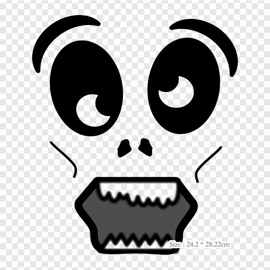 Cartoon Zombie Head Royalty Free Drawing Iron On Heat Transfer Printing Vinyl Patches Sticker for Clothes DIY Appliques Washable Patches