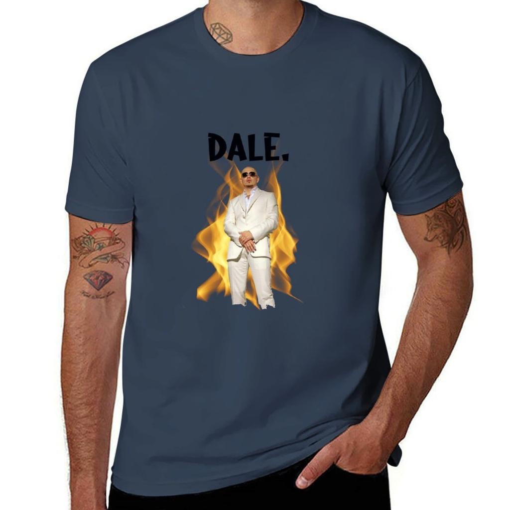 Концертная футболка Dale Pitbull Мягкая Повседневная Хлопковая Футболка с Коротким Рукавом