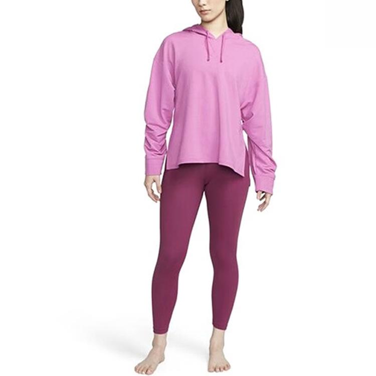 Nike Спортивные брюки женские, фиолетовые, средней толщины, DM7024-653