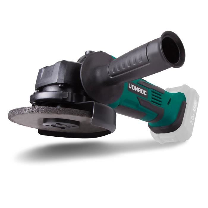 Meuleuse sans fil 115mm VPower 20V - VONROC - AG501DC