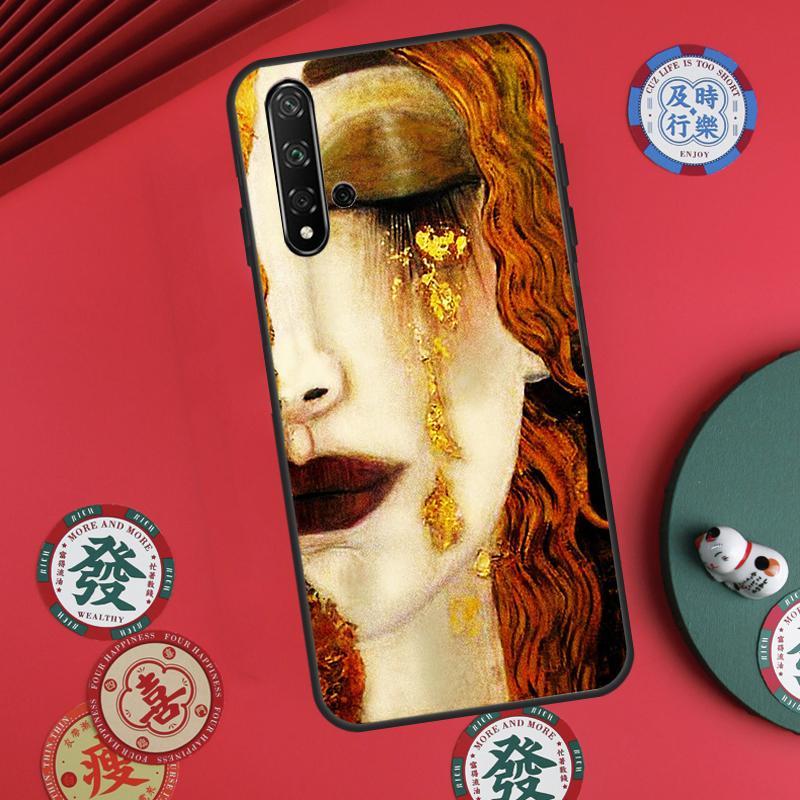 Поцелуй Густава Климта Для Huawei Nova Y73 Y72 Y61 Y91 Y90 Y70 Y60 12s 12i 11i 8i 9 10 SE P60 Pro P30 P40 Lite Чехол
