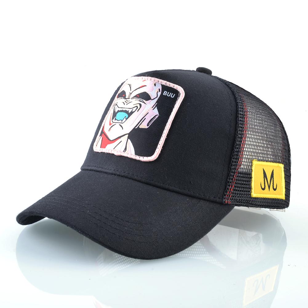 Бейсболки мужские с вышивкой мультфильм аниме ролевая шляпа женские Snapback кепки в стиле хип-хоп сетчатые кепки дальнобойщика