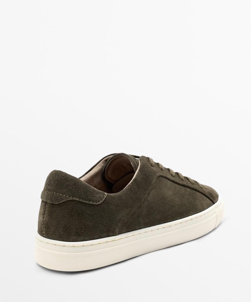 Massimo Dutti Leather Platform Sneakers
