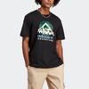 Adidas Originals ADVENTURE MOUNTAIN FRONT T Shirt Men's Black IC2361