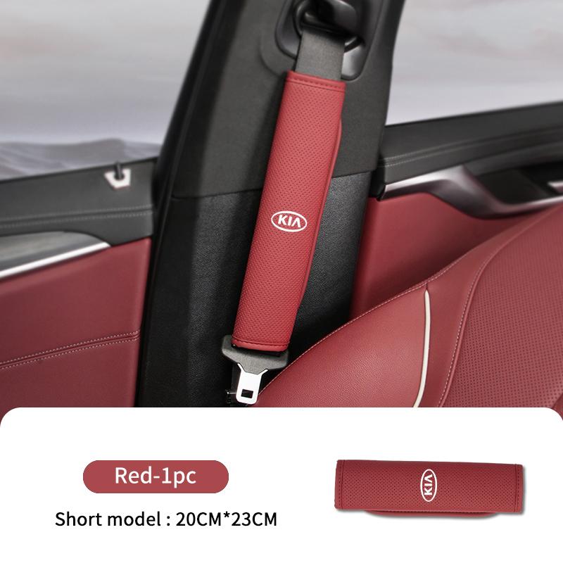 GWXN5 Car Safety Belt Cover Seat Shoulder Protector Pad Accessories For KIA K5 K2 Rio Optima Sportage Venga Sorento Stonic Forte