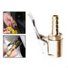 Car Tire Air Chuck with Clip Adapter,Brass Locking Inflator Nozzle Connects Thread