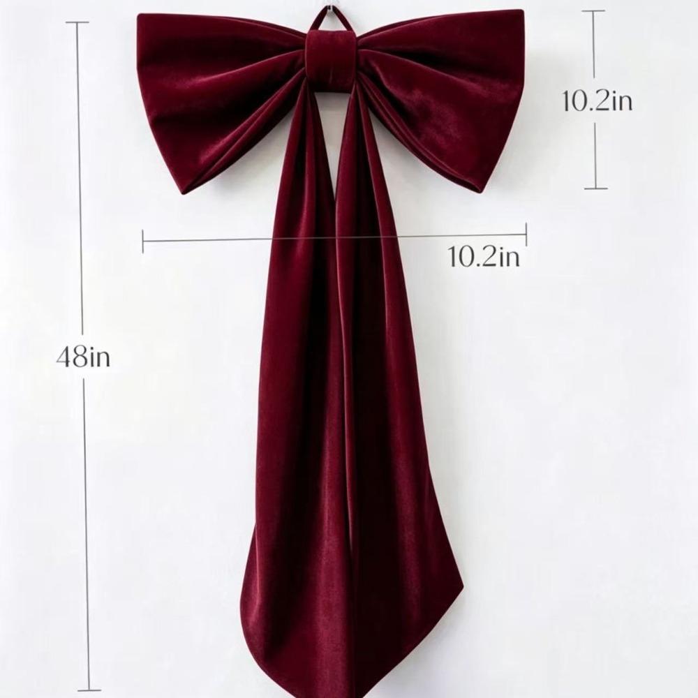 Satin Wall Bow Decor 48 x 24 Inch Fireplace Bow Decor New Decorative Bow Fireplace Decoration