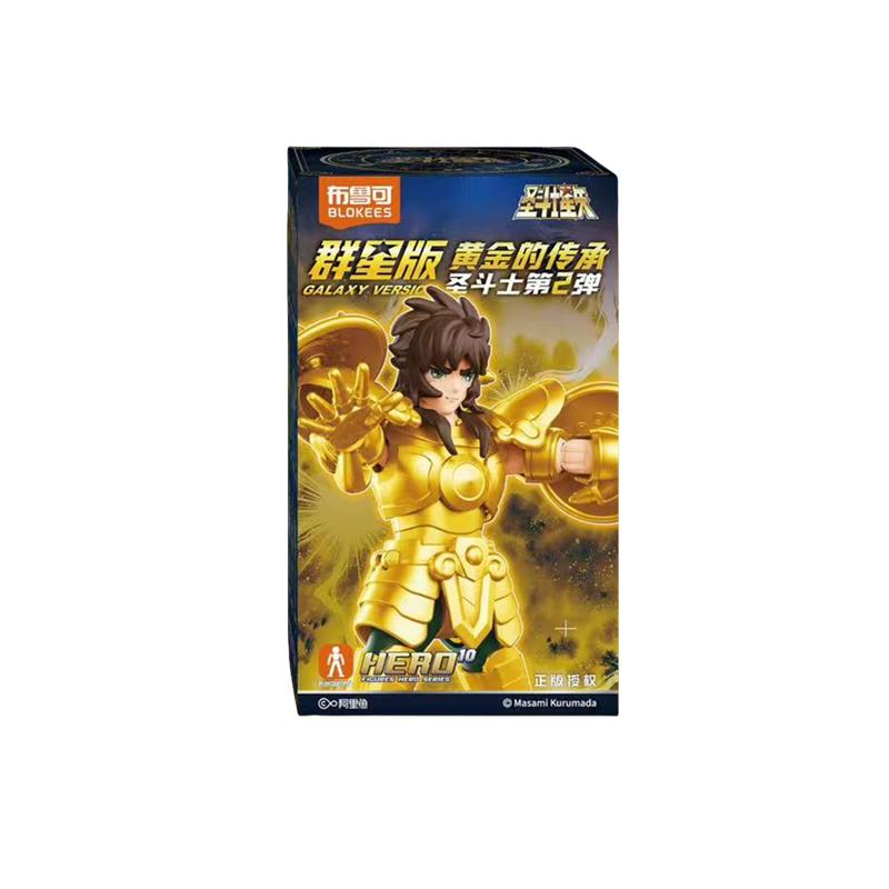 BLOKEES Оригинал Saint Seiya V02 ГАЛАКТИЧЕСКАЯ ВЕРСИЯ V01 Доко Весы Водолей Змееносец Начи Дракон Сэйя Игрушка Фигурка Подарок