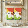 Dog And Apple Cartoon Soft Absorbent Towel, Quick Dry Bath Hand Towel