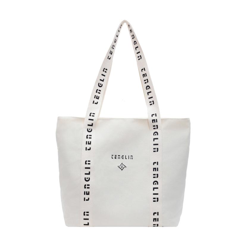 Большая вместительная сумка через плечо женская сумка-тоут с надписью Letter