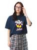 Beams Boy S/S TEE [Special Order] Champion Mickey Mouse T-shirt, Women's, Navy, Size Small